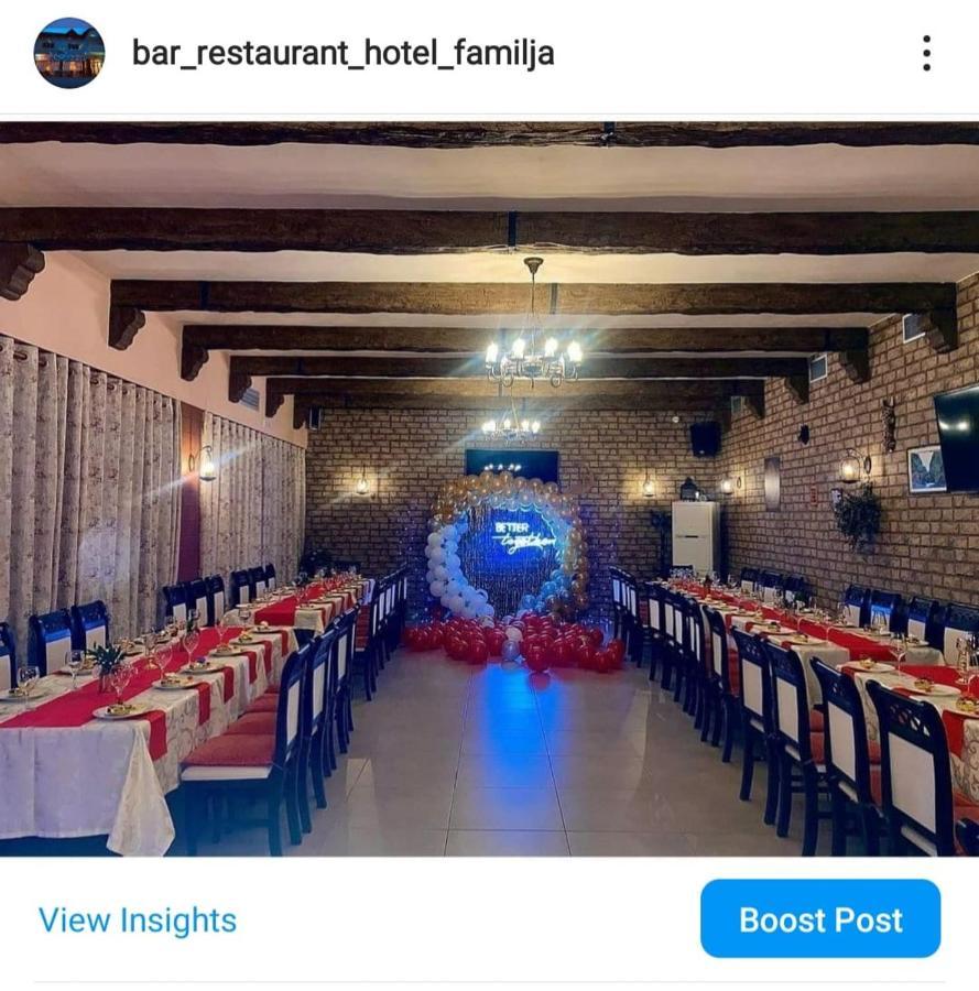 Bar-Restaurant-Hotel-Familja Klos ภายนอก รูปภาพ
